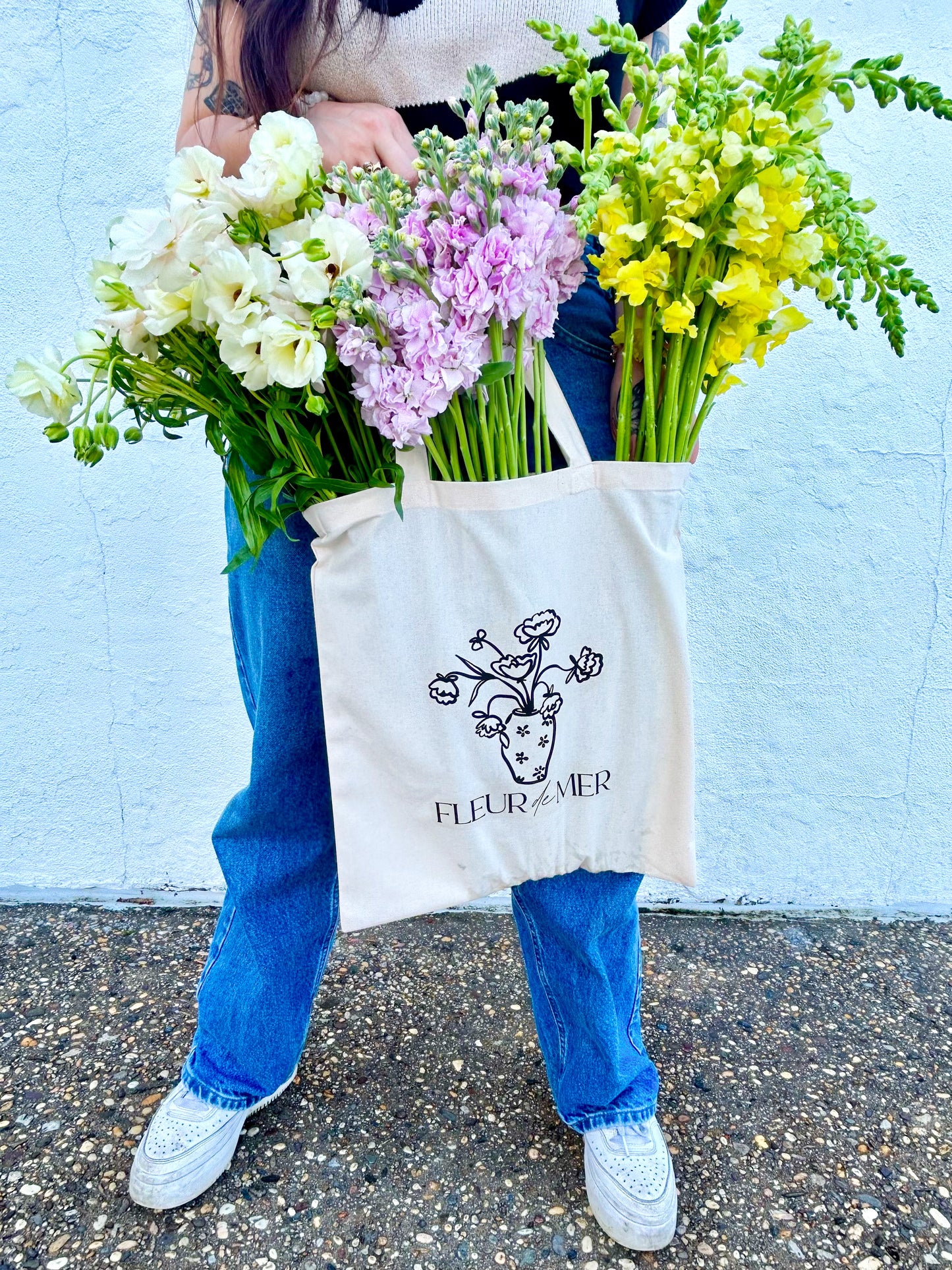 Fleur de Mer Tote Bag