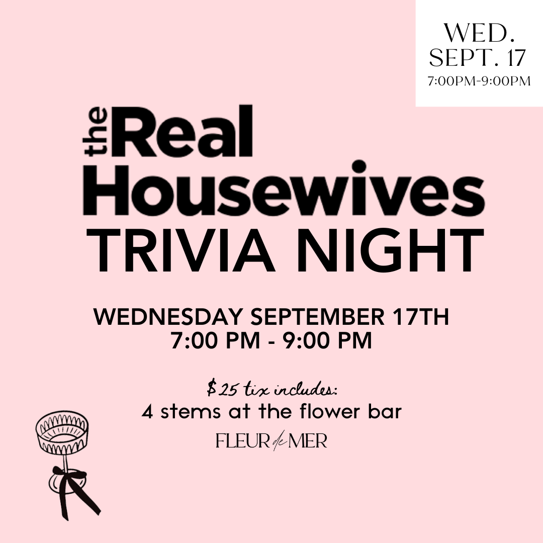 Real Housewives Trivia Night | September 17th