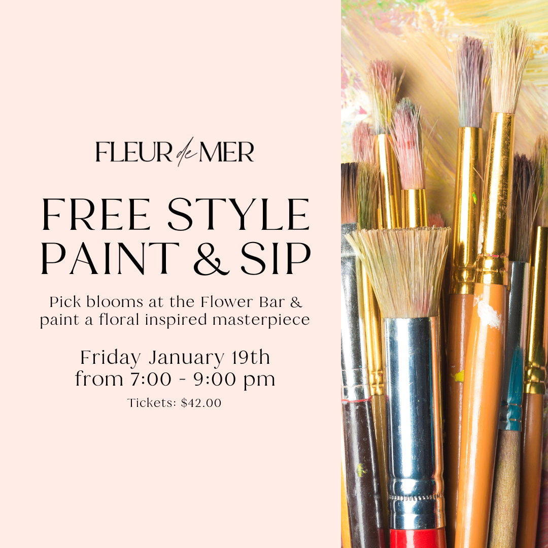 Free Style Paint & Sip | January 19th