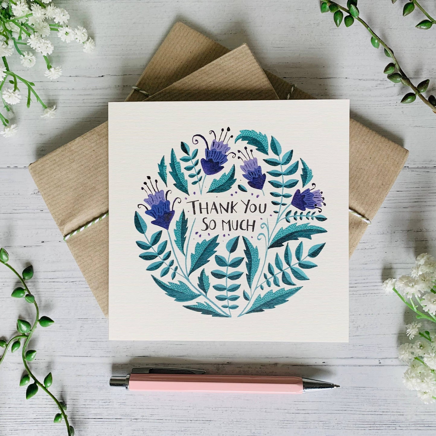 Thank You So Much Greeting Card