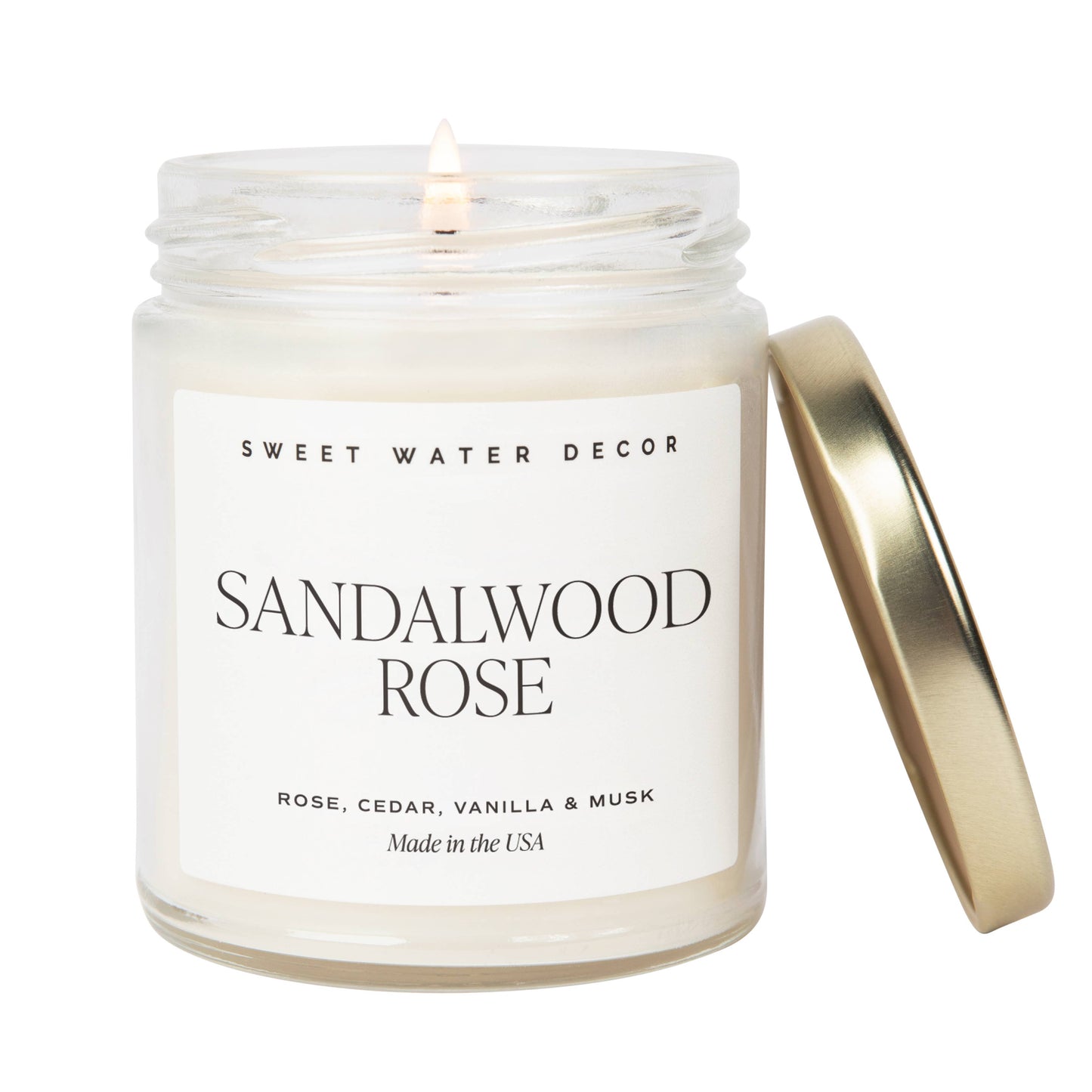Sandalwood Rose Soy Candle
