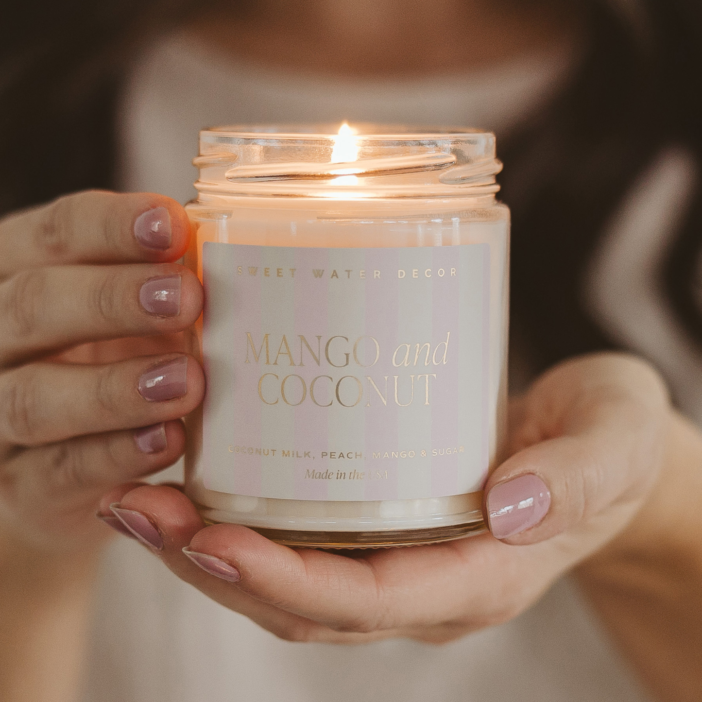 Mango and Coconut Candle