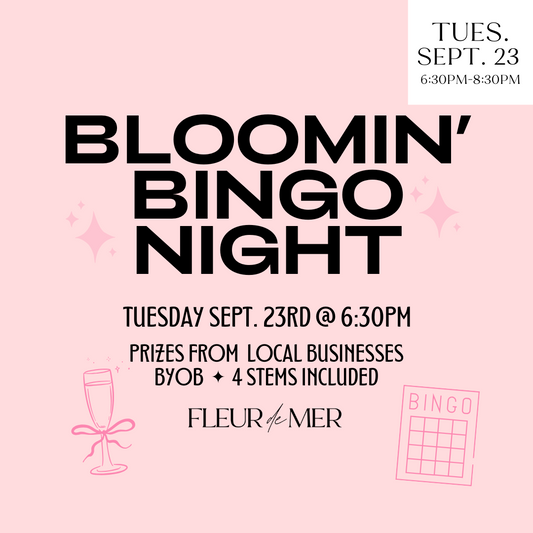 Bloomin’ Bingo Night | September 23rd