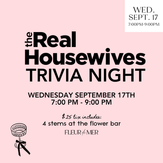 Real Housewives Trivia Night | September 17th