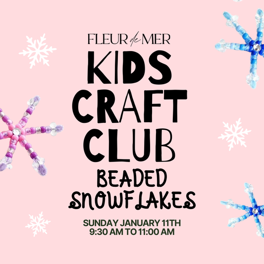 Kids Craft Club: Beaded Snowflakes | January 11th