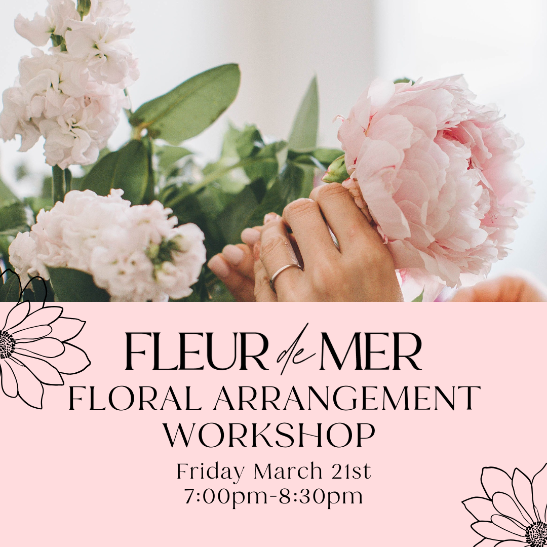 Floral Arrangement Class for Beginners | Friday March 21st