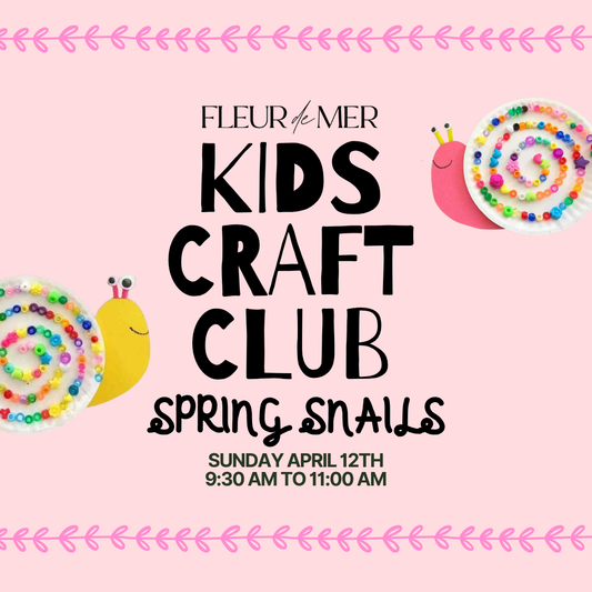 Kids Craft Club: Spring Snails | April 12th
