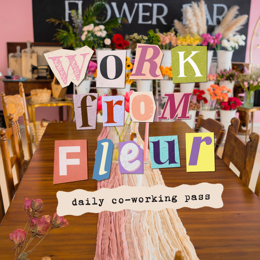 Work from Fleur Fridays - Co-working Pass