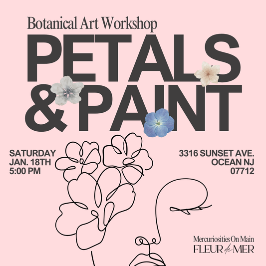 Petals & Paint Botanical Art Workshop | January 18th