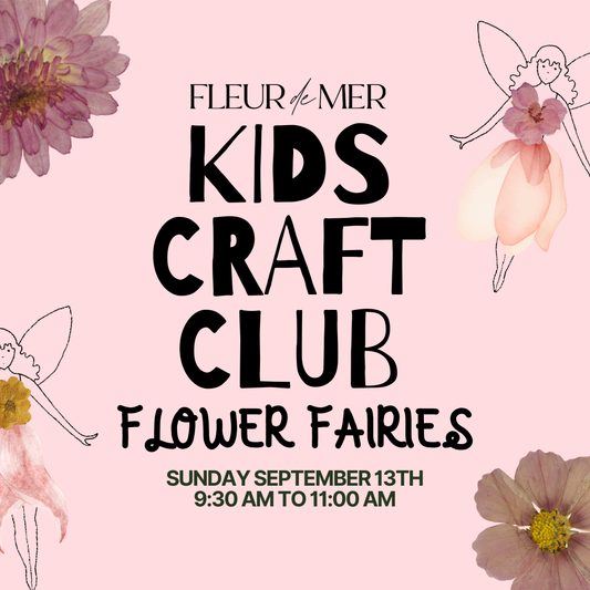 Kids Craft Club: Flower Fairies | September 13th