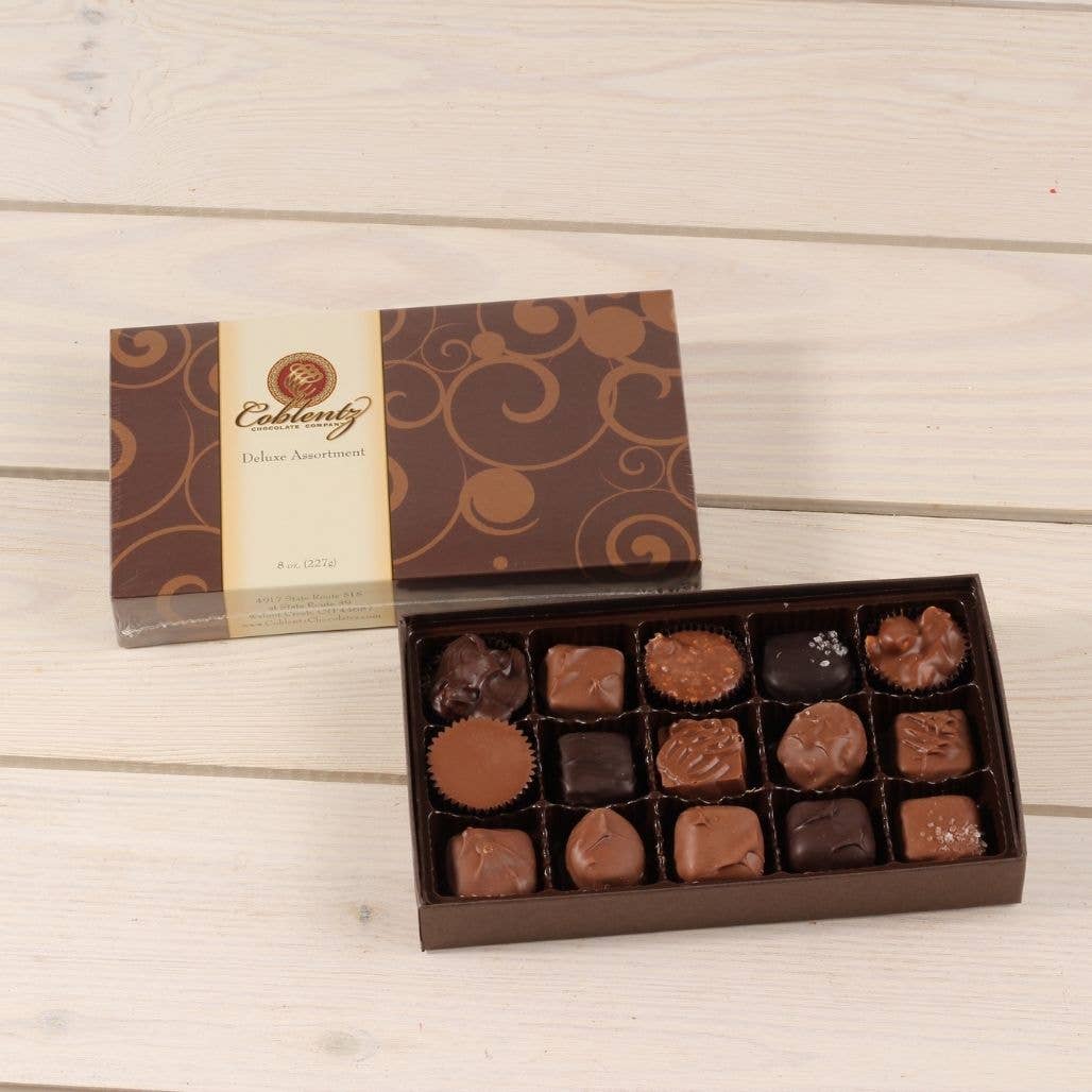 Valentine's Chocolate - 15 Piece Deluxe Assortment Gift Box