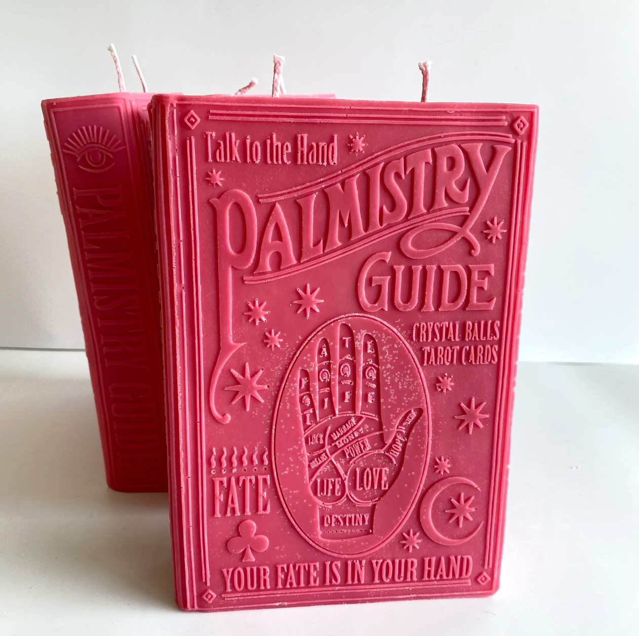 Palmistry Candle Book - Cerise Grapefruit