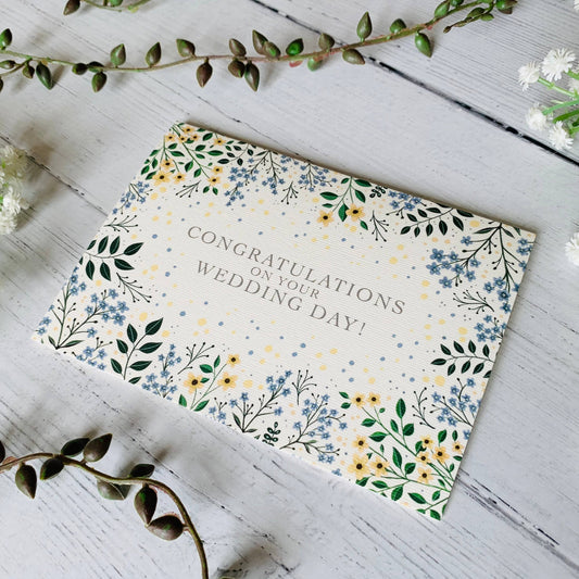 Congratulations on Your Wedding Day Greeting Card